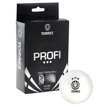 Мяч для настольного тенниса Torres Profi 3*, TT0012