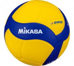 Мяч вол. утяж. "MIKASA VT500W", р 5, синт.кожа, вес 500г, клееный, сине-желтый